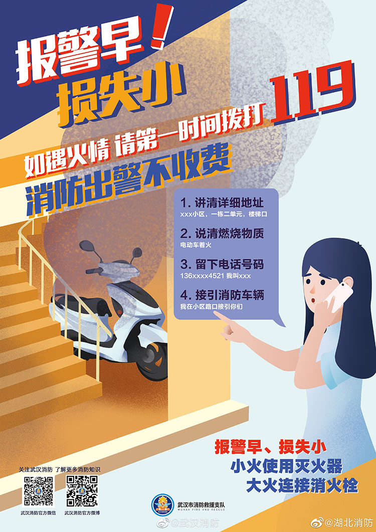 手绘消防安全海报(图1)
