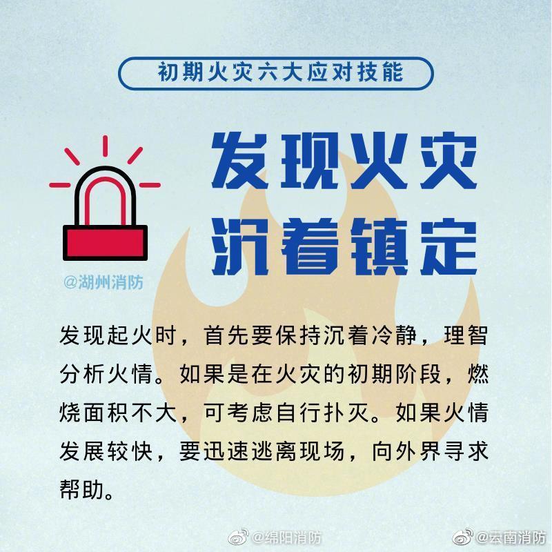 初期火灾六大应对技能(图1)