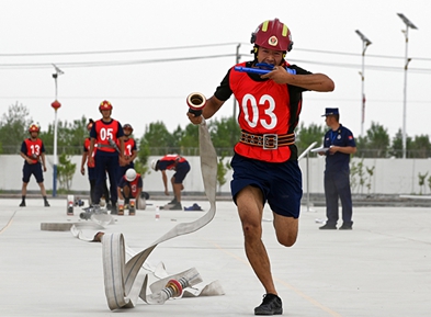 新疆消防救援总队举办体技能比训交流活动